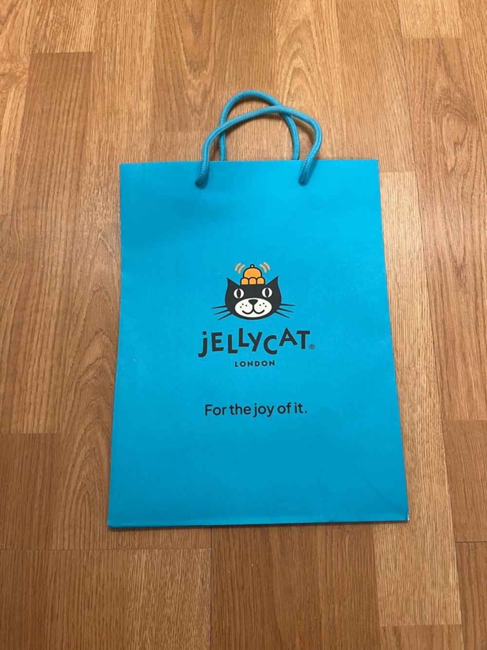 Medium Jellycat blue gift bag